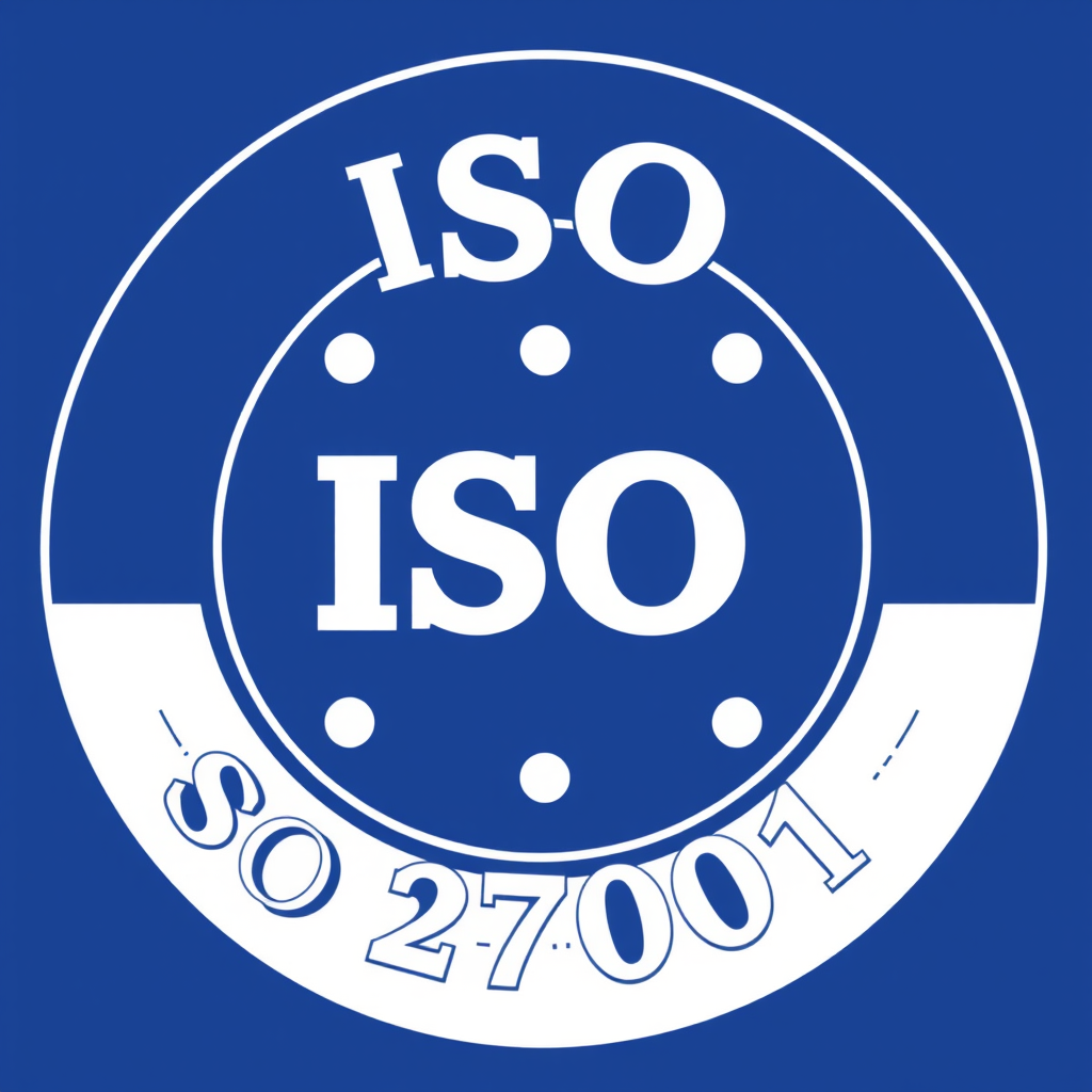 ISO 27001 information security management certification logo